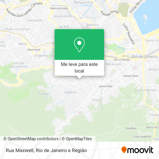 Rua Maxwell mapa