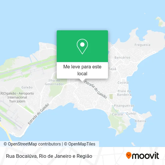 Rua Bocaiúva mapa