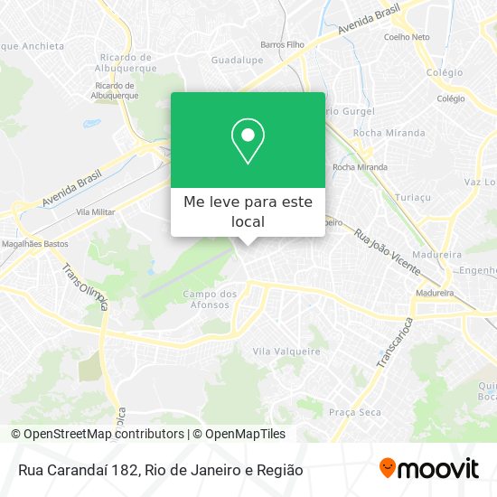 Rua Carandaí 182 mapa