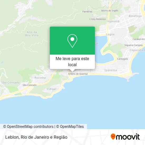 Leblon mapa