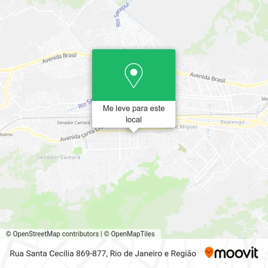 Rua Santa Cecília 869-877 mapa