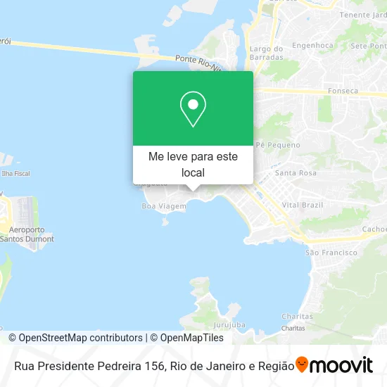 Rua Presidente Pedreira 156 mapa