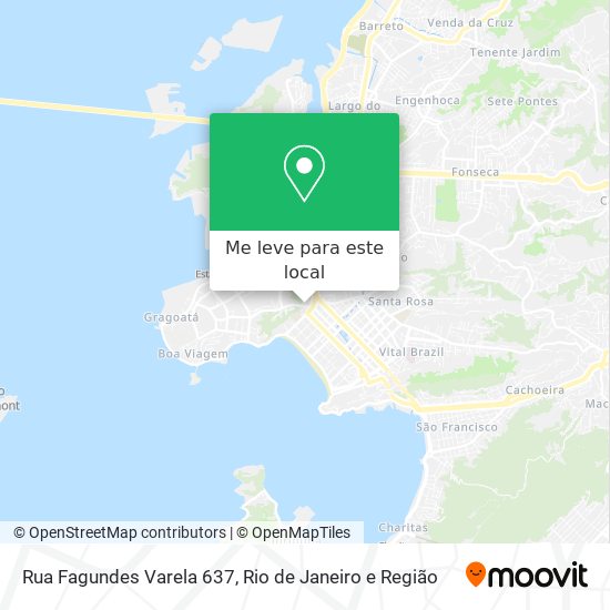 Rua Fagundes Varela 637 mapa