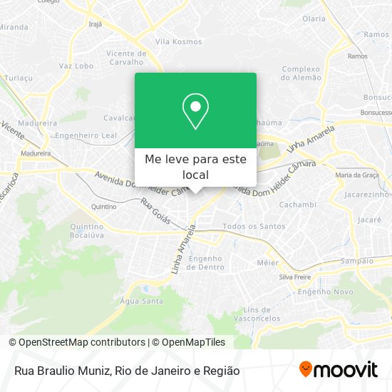 Rua Braulio Muniz mapa
