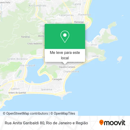 Rua Anita Garibaldi 80 mapa
