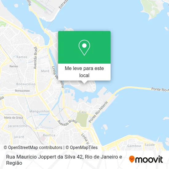 Rua Maurício Joppert da Silva 42 mapa
