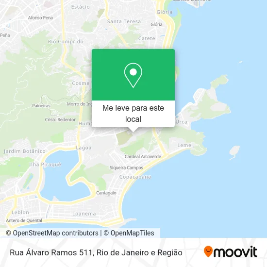 Rua Álvaro Ramos 511 mapa