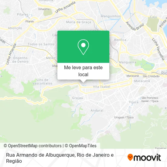 Rua Armando de Albuquerque mapa