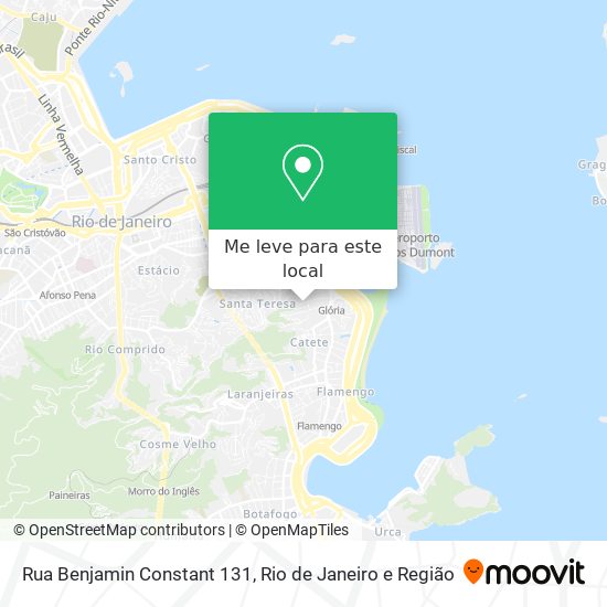 Rua Benjamin Constant 131 mapa