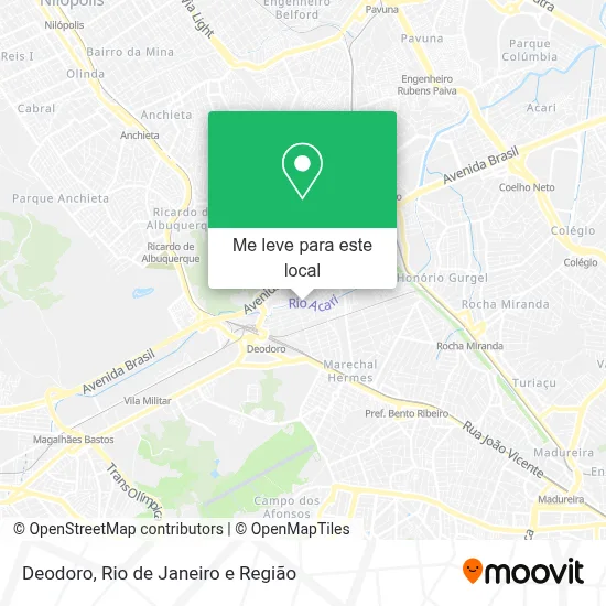 Deodoro mapa