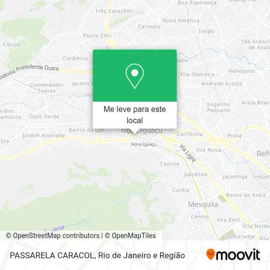 PASSARELA CARACOL mapa