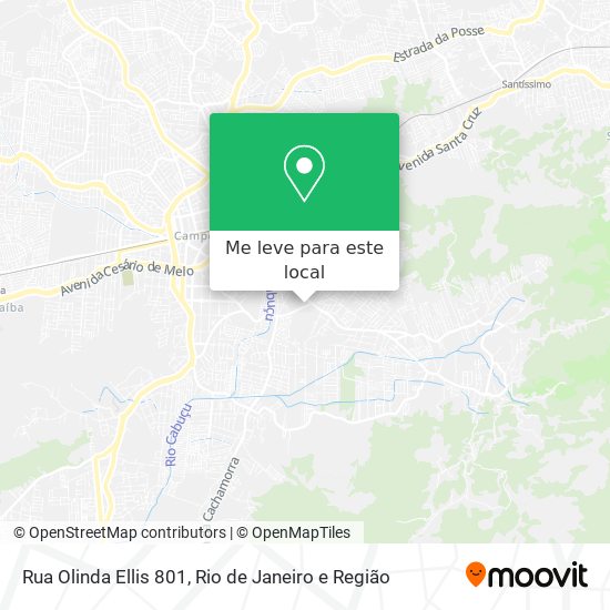 Rua Olinda Ellis 801 mapa