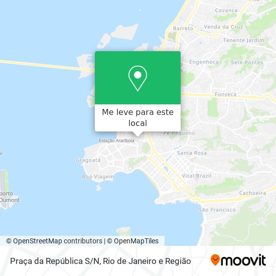 Praça da República S/N mapa