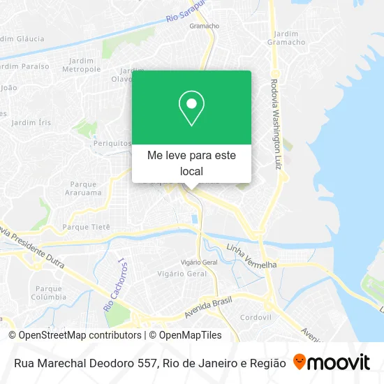 Rua Marechal Deodoro 557 mapa