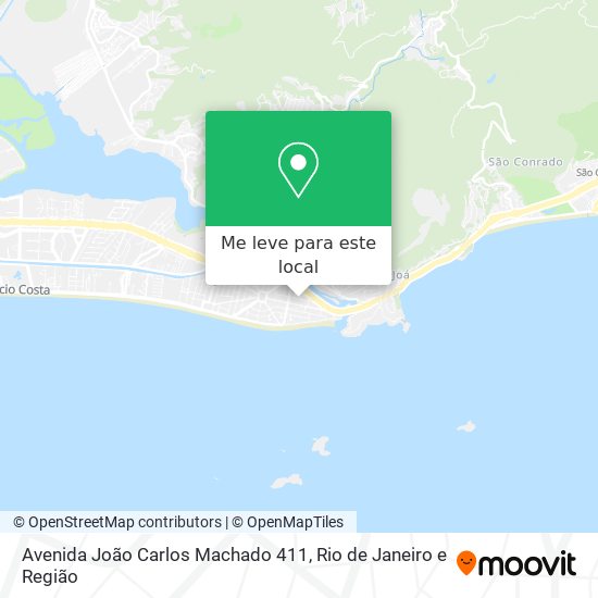 Avenida João Carlos Machado 411 mapa