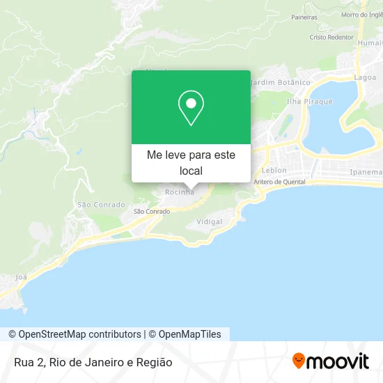 Rua 2 mapa