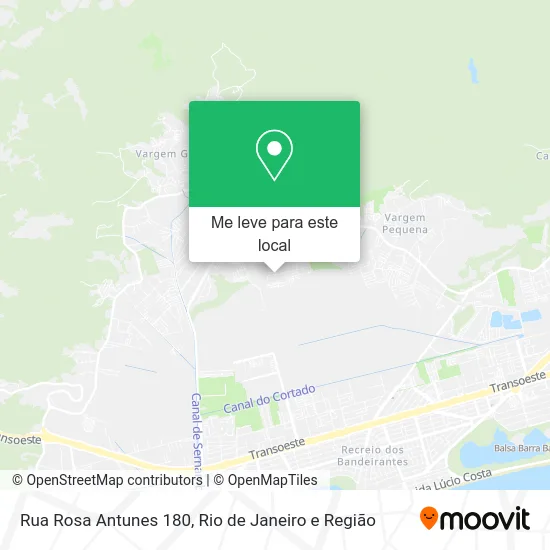 Rua Rosa Antunes 180 mapa