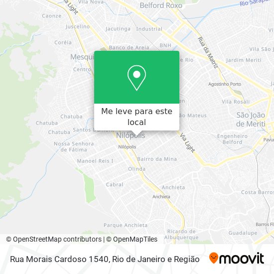 Rua Morais Cardoso 1540 mapa