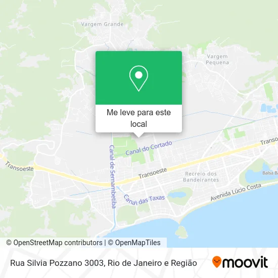 Rua Silvia Pozzano 3003 mapa