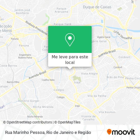 Rua Marinho Pessoa mapa