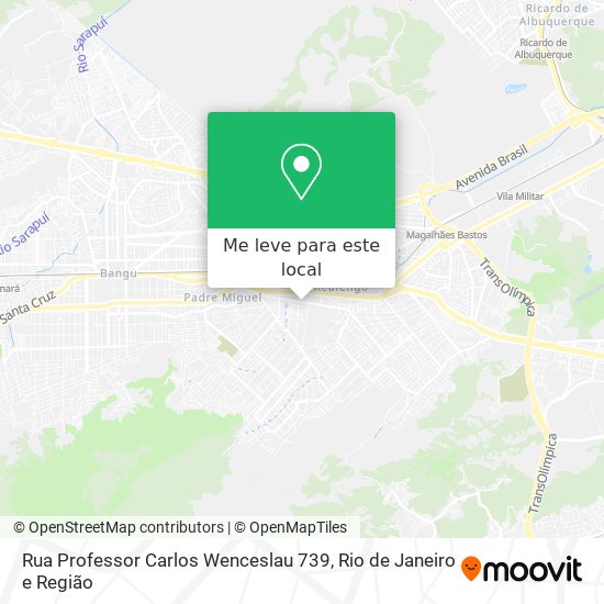 Rua Professor Carlos Wenceslau 739 mapa