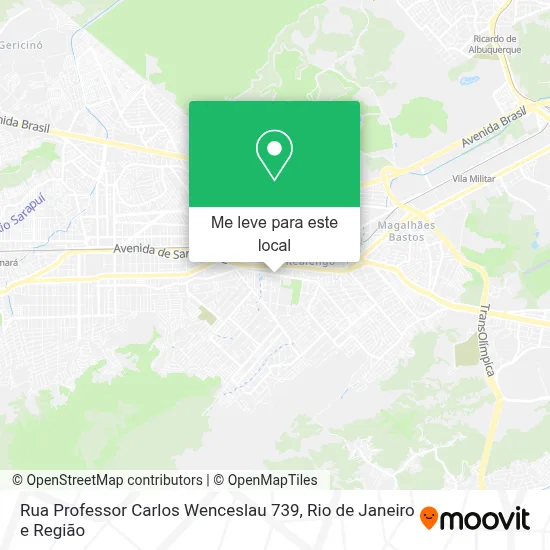 Rua Professor Carlos Wenceslau 739 mapa