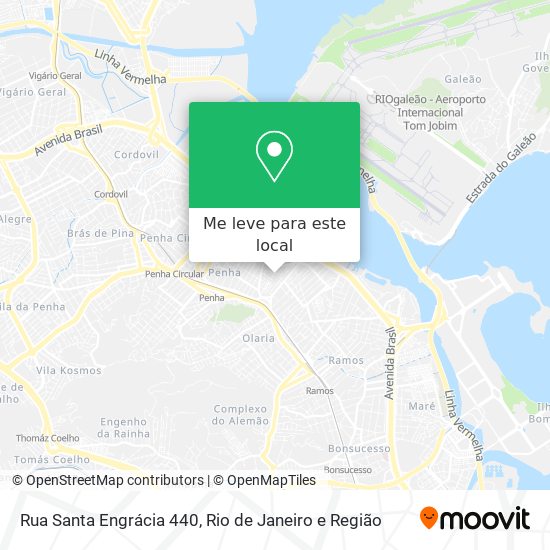 Rua Santa Engrácia 440 mapa