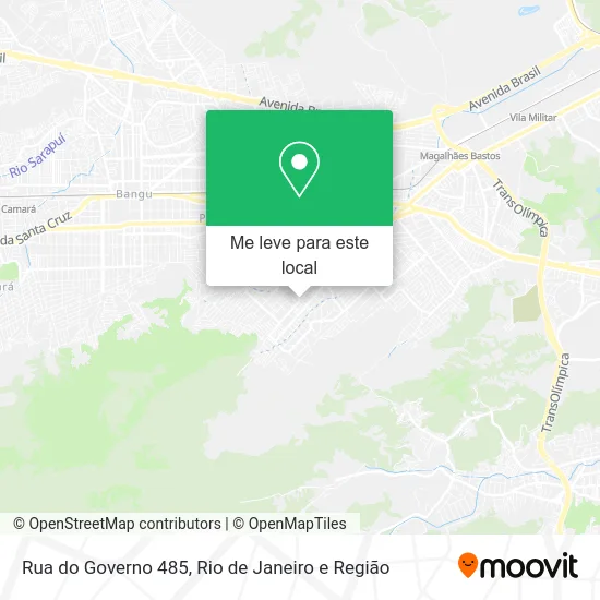 Rua do Governo 485 mapa