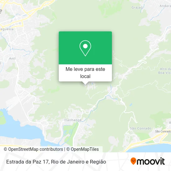 Estrada da Paz 17 mapa