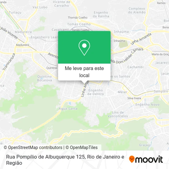 Rua Pompílio de Albuquerque 125 mapa