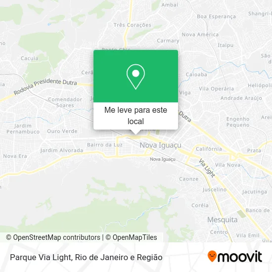 Parque Via Light mapa