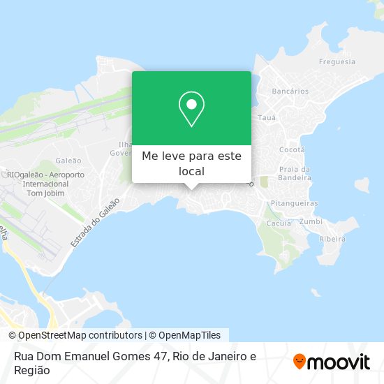 Rua Dom Emanuel Gomes 47 mapa