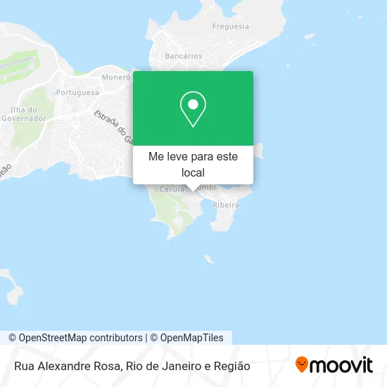 Rua Alexandre Rosa mapa