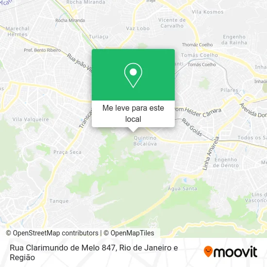 Rua Clarimundo de Melo 847 mapa