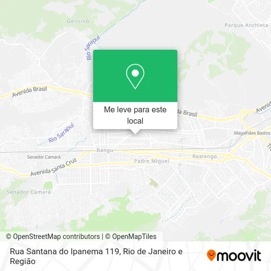 Rua Santana do Ipanema 119 mapa