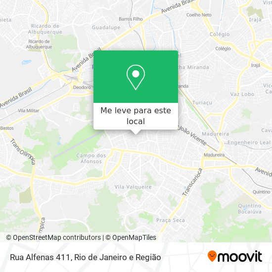 Rua Alfenas 411 mapa