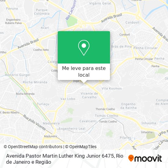 Avenida Pastor Martin Luther King Junior 6475 mapa