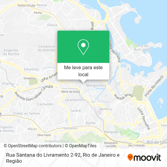 Rua Santana do Livramento 2-92 mapa