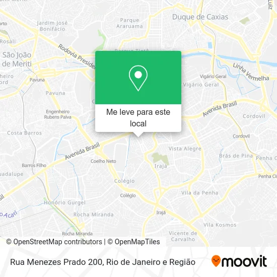 Rua Menezes Prado 200 mapa