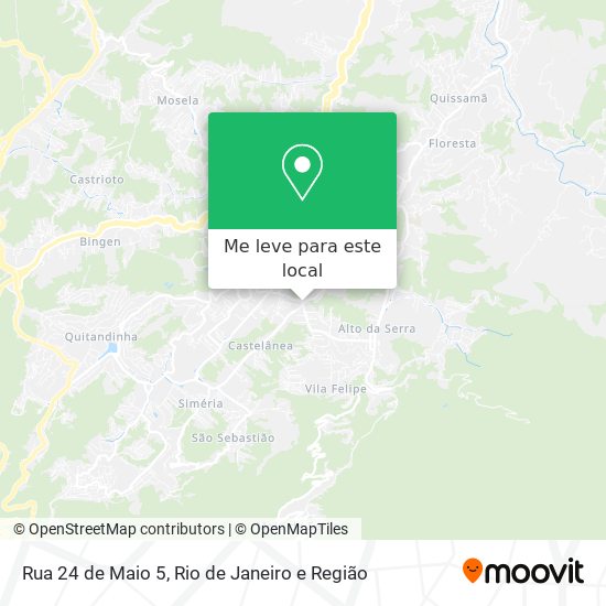Rua 24 de Maio 5 mapa