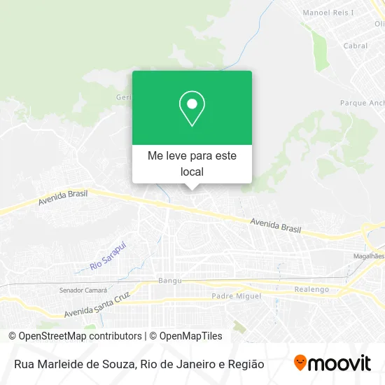 Rua Marleide de Souza mapa
