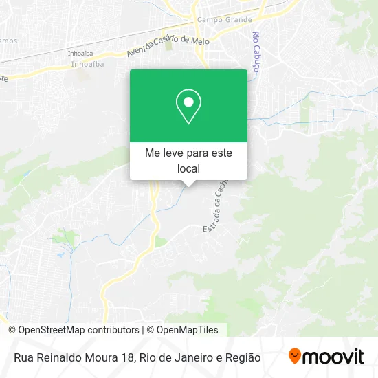 Rua Reinaldo Moura 18 mapa