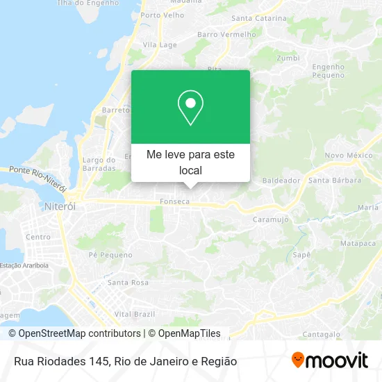 Rua Riodades 145 mapa