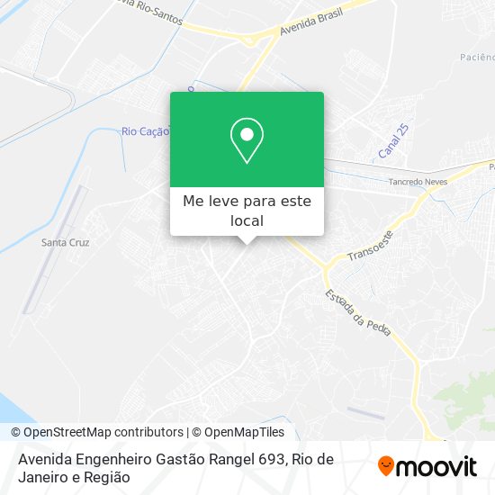 Avenida Engenheiro Gastão Rangel 693 mapa