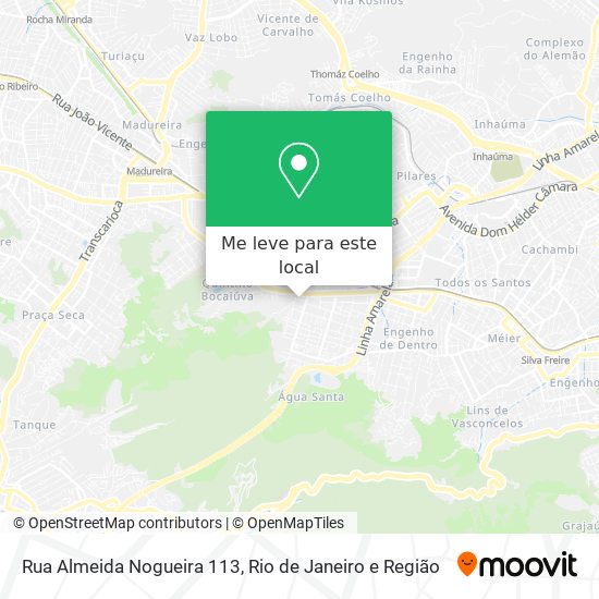 Rua Almeida Nogueira 113 mapa
