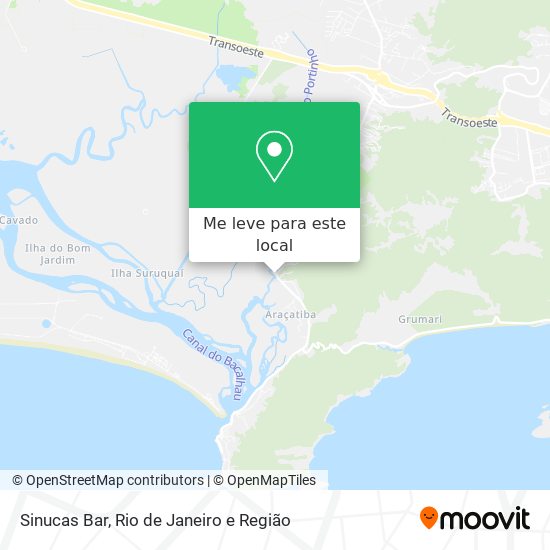 Sinucas Bar mapa