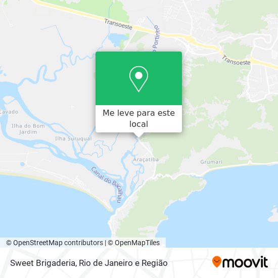 Sweet Brigaderia mapa