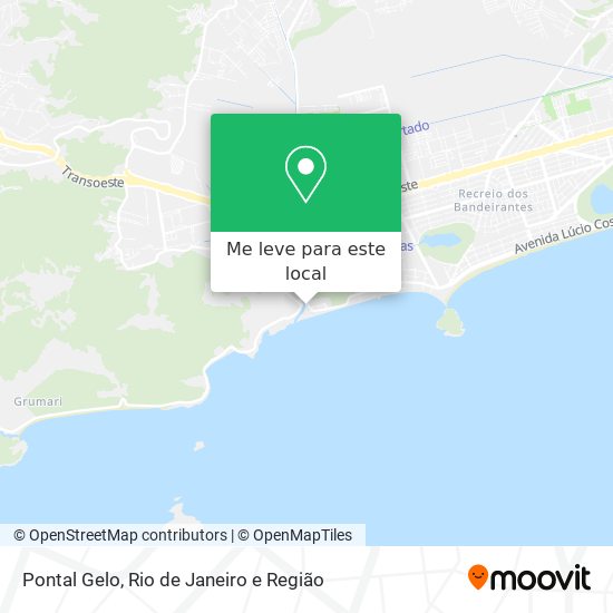 Pontal Gelo mapa