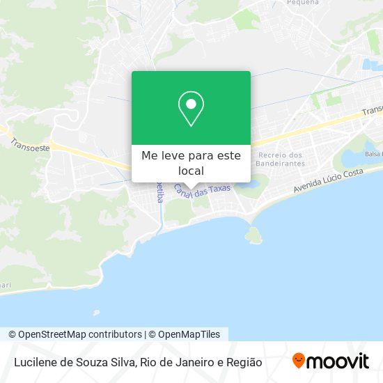 Lucilene de Souza Silva mapa