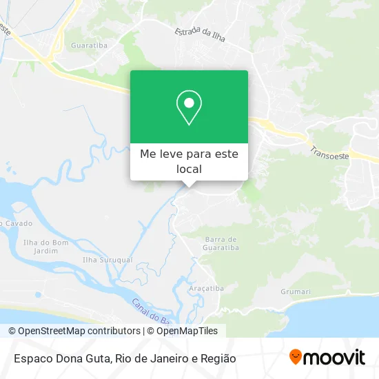 Espaco Dona Guta mapa